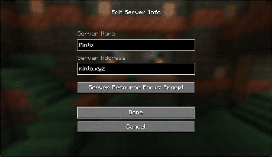 Server Address